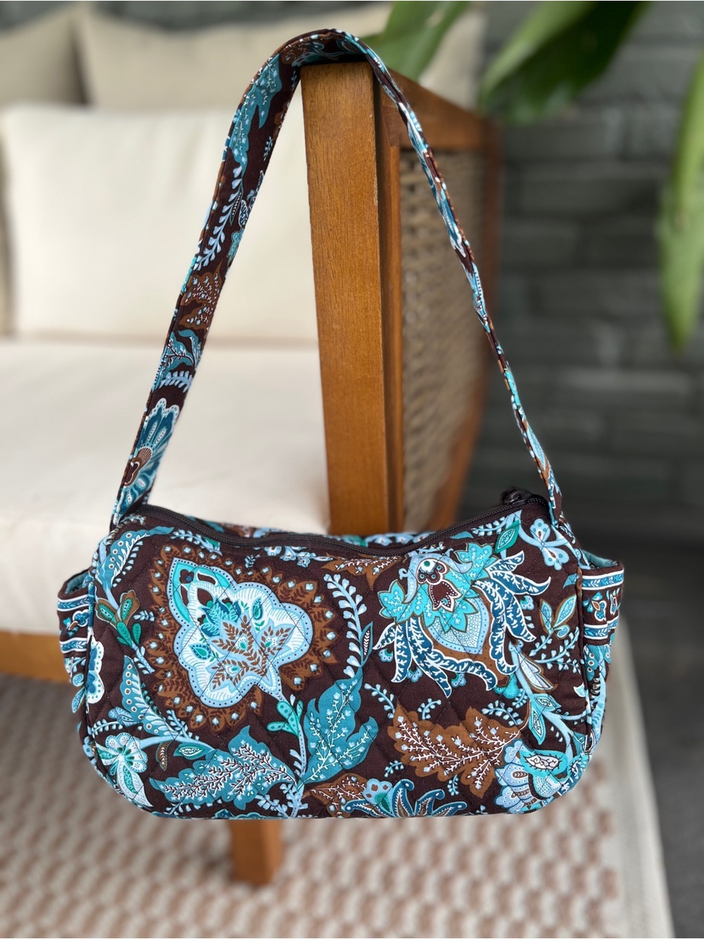 Vera Bradley Java Blue Maggie Bag